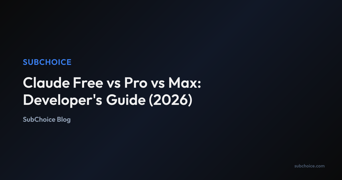 Cover image for Claude Free vs Pro vs Max: Developer's Guide (2026)
